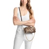 image:imageMichael Kors Womens Bryant Small Soft Crossbody with ChainGoldtone HardwareLeopard Haircalf LeatherBurnt Khaki