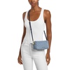 image:imageMichael Kors Womens Bryant Small Soft Crossbody with ChainGoldtone HardwareMk Signature DenimLight Vintage Blue Wash