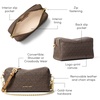 image:imageMichael Kors Womens Bryant Small Soft Crossbody with ChainGoldtone HardwareMk SignatureBurnt Khaki
