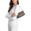 image:imageMichael Kors Womens Bryant Small Soft Crossbody with ChainGoldtone HardwareMk SignatureBurnt Khaki