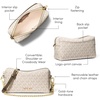 image:imageMichael Kors Womens Bryant Small Soft Crossbody with ChainGoldtone HardwareMk SignatureLoden
