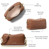 image:imageMichael Kors Womens Bryant Small Soft Crossbody with ChainGoldtone HardwarePebble Embossed LeatherLuggage