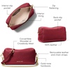 image:imageMichael Kors Womens Bryant Small Soft Crossbody with ChainGoldtone HardwarePebble LeatherDeep Red