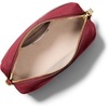 image:imageMichael Kors Womens Bryant Small Soft Crossbody with ChainGoldtone HardwarePebble LeatherDeep Red