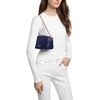 image:imageMichael Kors Womens Bryant Small Soft Crossbody with ChainGoldtone HardwarePebbled LeatherPrussian Blue