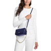 image:imageMichael Kors Womens Bryant Small Soft Crossbody with ChainGoldtone HardwarePebbled LeatherPrussian Blue