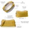 image:imageMichael Kors Womens Bryant Small Soft Crossbody with ChainGoldtone HardwareSuede LeatherChartreuse