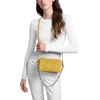 image:imageMichael Kors Womens Bryant Small Soft Crossbody with ChainGoldtone HardwareSuede LeatherChartreuse
