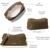 image:imageMichael Kors Womens Bryant Small Soft Crossbody with ChainGoldtone HardwareSuede LeatherLoden