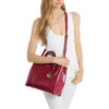 image:imageMichael Kors Womens Camille Large Satchel GoldTone HardwareHaircalfDeep Red