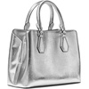 image:imageMichael Kors Womens Camille Small SatchelSilvertone HardwareMetallic HaircalfSilver