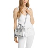 image:imageMichael Kors Womens Camille Small SatchelSilvertone HardwareMetallic HaircalfSilver
