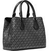 image:imageMichael Kors Womens Camille Small SatchelSilvertone HardwareMk SignatureBlack
