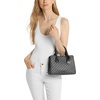 image:imageMichael Kors Womens Camille Small SatchelSilvertone HardwareMk SignatureBlack