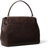 image:imageMichael Kors Womens Hamilton Large Flap Top Handle SatchelGoldtone HardwareTextured LeatherChocolate