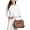 image:imageMichael Kors Womens Hamilton Large Flap Top Handle SatchelGoldtone HardwareTextured LeatherLuggage