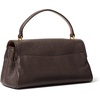 image:imageMichael Kors Womens Hamilton Moderne Extra Small Flap CrossbodyGoldtone HardwareTextured LeatherChocolate