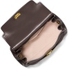 image:imageMichael Kors Womens Hamilton Moderne Extra Small Flap CrossbodyGoldtone HardwareTextured LeatherChocolate