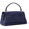 image:imageMichael Kors Womens Hamilton Moderne Extra Small Flap CrossbodyGoldtone HardwareTextured LeatherPrussian Blue