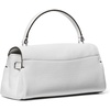 image:imageMichael Kors Womens Hamilton Moderne Extra Small Flap CrossbodySilvertone HardwareEmbossed LeatherOptic White