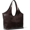 image:imageMichael Kors Womens Henly Large Shopper ToteGoldtone HardwareDistressed LeatherChocolate