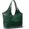 image:imageMichael Kors Womens Henly Large Shopper ToteSilvertone HardwareDistressed LeatherMoss