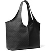 image:imageMichael Kors Womens Henly Large Shopper ToteSilvertone HardwareMk SignatureBlack