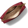 image:imageMichael Kors Womens Jet Set Large Crossbody Bag GoldTone HardwareTextured LeatherDeep Red