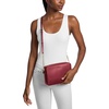 image:imageMichael Kors Womens Jet Set Large Crossbody Bag GoldTone HardwareTextured LeatherDeep Red
