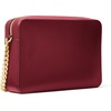 image:imageMichael Kors Womens Jet Set Large Crossbody Bag GoldTone HardwareTextured LeatherDeep Red