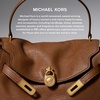 image:imageMichael Kors Womens Jet Set Large Crossbody Bag GoldTone HardwareTextured LeatherLuggage
