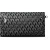 image:imageMichael Kors Womens Jet Set Medium Flap Double Zip Wristlet SilverTone HardwareMK SignatureBlack