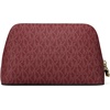 image:imageMichael Kors Womens Jet Set Medium Travel Pouch CharmMK SignatureDeep Red