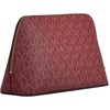 image:imageMichael Kors Womens Jet Set Medium Travel Pouch CharmMK SignatureDeep Red