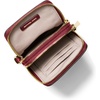 image:imageMichael Kors Womens Jet Set Small Double Zip Phone Crossbody GoldTone HardwarePebble LeatherDeep Red