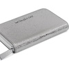 image:imageMichael Kors Womens Jet Set Small Zip Around Card Case SilverTone HardwareMetallic HaircalfSilver