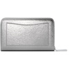 image:imageMichael Kors Womens Jet Set Small Zip Around Card Case SilverTone HardwareMetallic HaircalfSilver