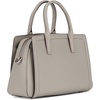 image:imageMichael Kors Womens Laila Extra Small Crossbody Bag SilverTone HardwareEmbossed LeatherHeather Grey