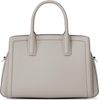 image:imageMichael Kors Womens Laila Extra Small Crossbody Bag SilverTone HardwareEmbossed LeatherHeather Grey