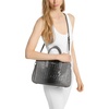 image:imageMichael Kors Womens Laila Medium SatchelSilvertone HardwareEmbossed LeatherHeather Grey