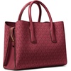 image:imageMichael Kors Womens Ruthie Small SatchelGoldtone HardwareDs Mk Signature Semi Lux SmNappa BkgDeep Red