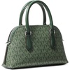image:imageMichael Kors Womens Shaye Small Dome CrossbodySilvertone HardwareMk SignatureMoss