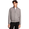 image:imageMichael Kors Mens Brushed Terry Logo Mock Neck SweatshirtAsh Melange