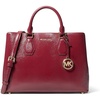 image:imageMichael Kors Womens Camille Large Satchel GoldTone HardwareHaircalfDeep Red