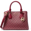 image:imageMichael Kors Womens Camille Small SatchelGoldtone HardwareMk SignatureDeep Red