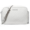image:imageMichael Kors Womens Jet Set Large Crossbody Bag MK SignatureOptic WhiteAluminum
