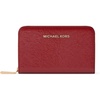 image:imageMichael Kors Womens Jet Set Small Zip Around Card Case GoldTone HardwareHaircalfDeep Red