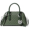 image:imageMichael Kors Womens Shaye Small Dome CrossbodySilvertone HardwareMk SignatureMoss