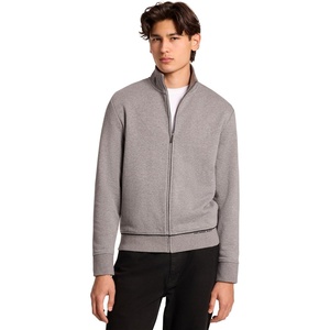 image:imageMichael Kors Mens Brushed Terry Logo Mock Neck SweatshirtAsh Melange