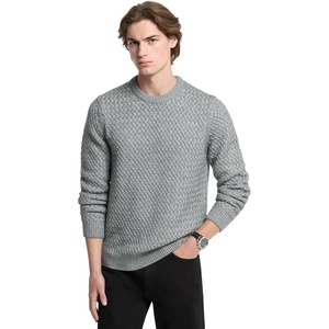 image:imageMichael Kors Mens Cross Hatch Chunky Crew Neck SweaterMalachite Grey